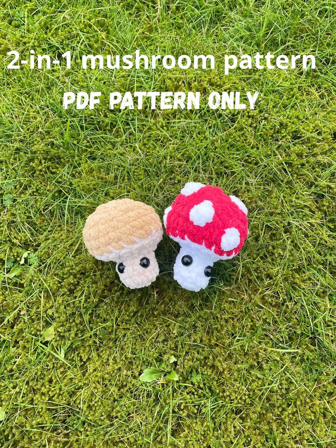 Free 2 in 1 mushroom pattern!🍄‍🟫🍄